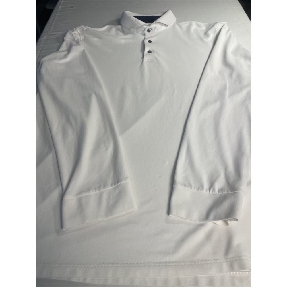 Grayson Men's White Polo Golf Shirt Xl